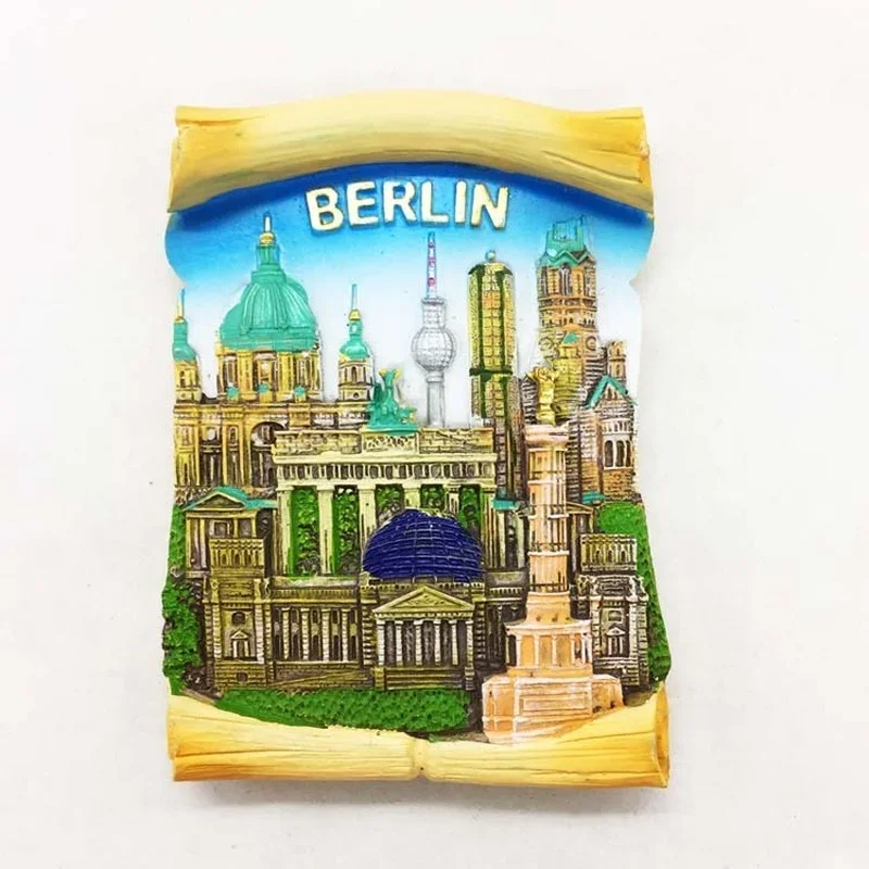 Germany Fridge Magnetic Stickers Berlin Stuttgart Munich Tourist Souvenirs Travelling Fridge Magnets Wedding Gifts Home Decor