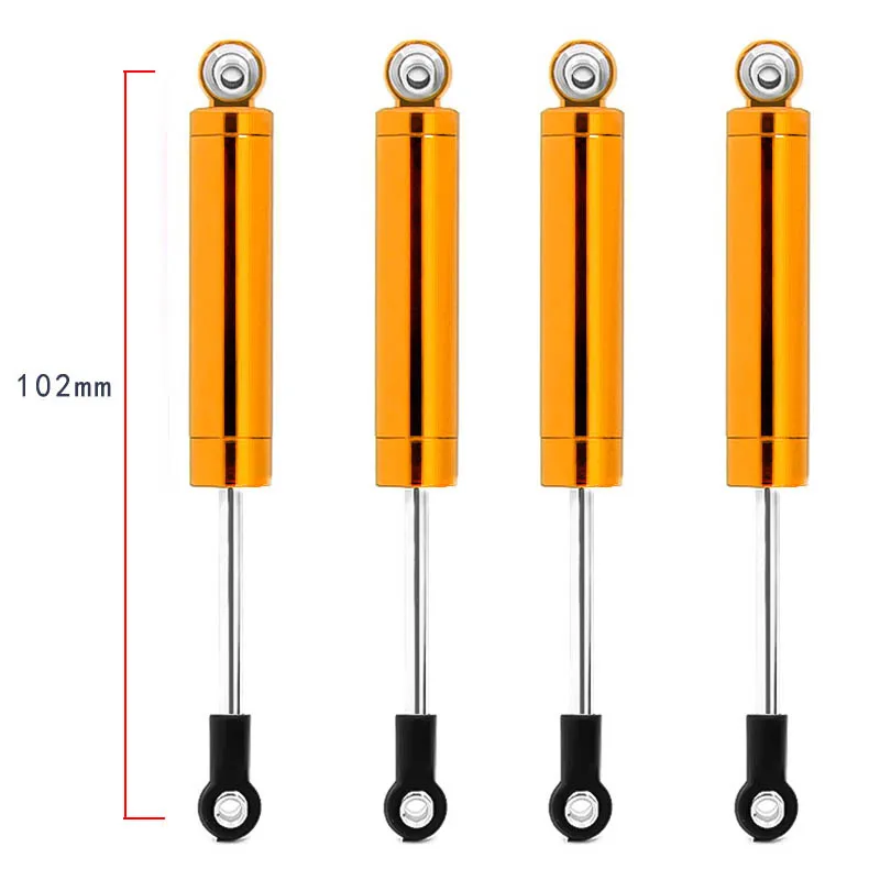 4Pcs/lot  Built-in Spring 62/72/82/92/102mm Shock Absorber Damper For 1/10 RC Crawler Axial SCX10 90046 TRX-4 D90 MST Redcat