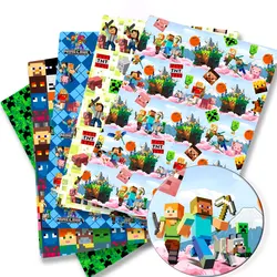 Polyester cotton Cartoon Fabric 140*50cm Handmade Sewing Patchwork Quilting Baby Dress Home Sheet Printed Fabric Sewing Kids