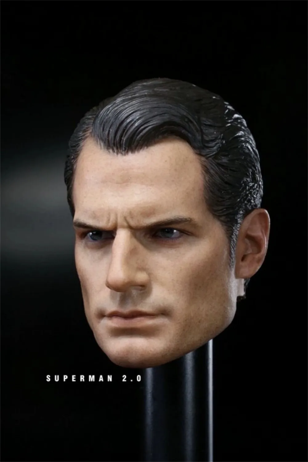 Head Carving Henry Cavill  Head Sculpt PVC Male Soldier HAT Fit 12'' Action Figure Body Game TOys Collection