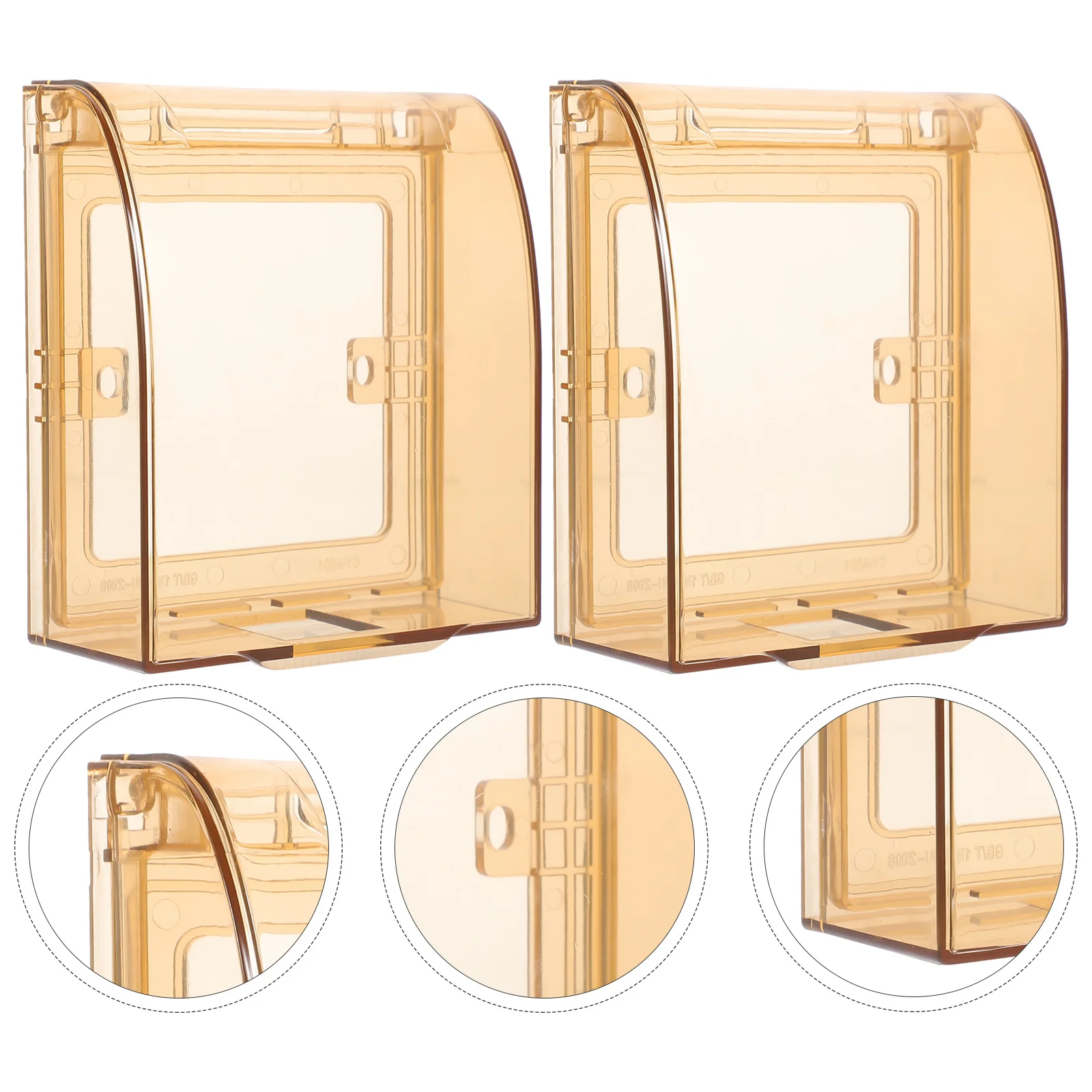 

2Pcs Babyproof Outlet Cover Child Safety Electrical Plug Protector Sturdy Material Easy Install Electric Outlet Covers