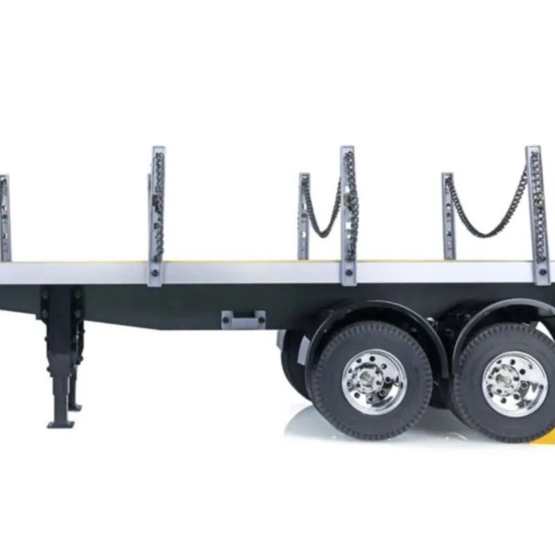 Toys 1/14 TOUCAN 2Axle RC Tractor Flatbed Semi Trailer Truck for DIY TAMIYA Model In Stock