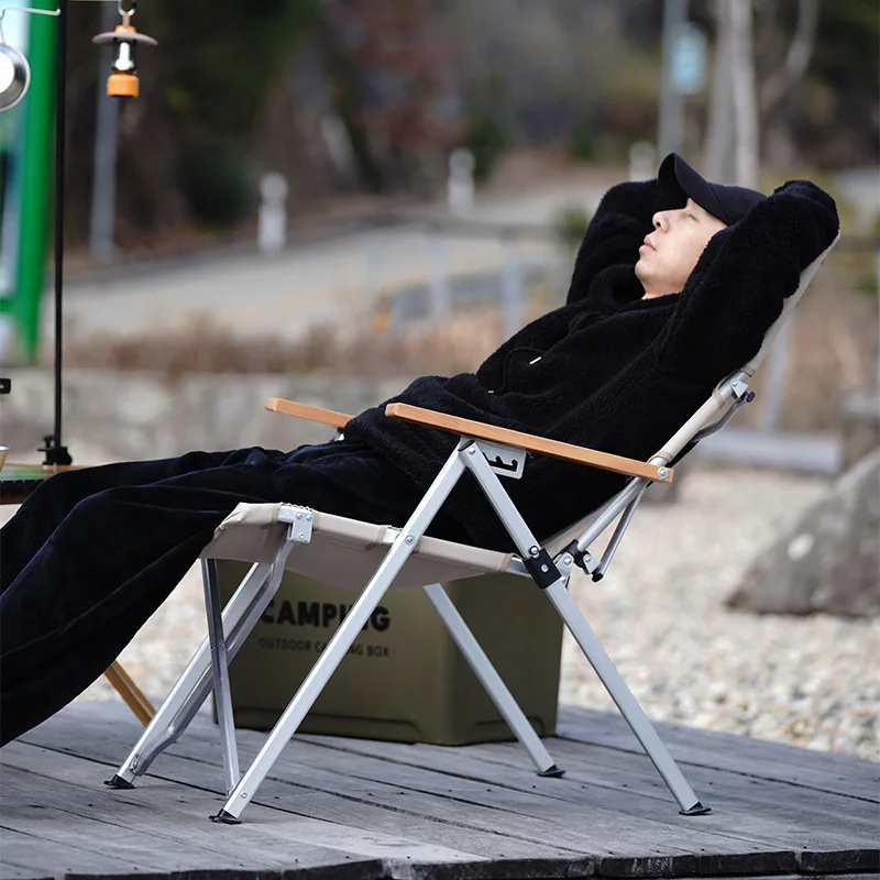 

Outdoor Four-speed Adjustable Beach Chair Casual Outdoor Folding Seat