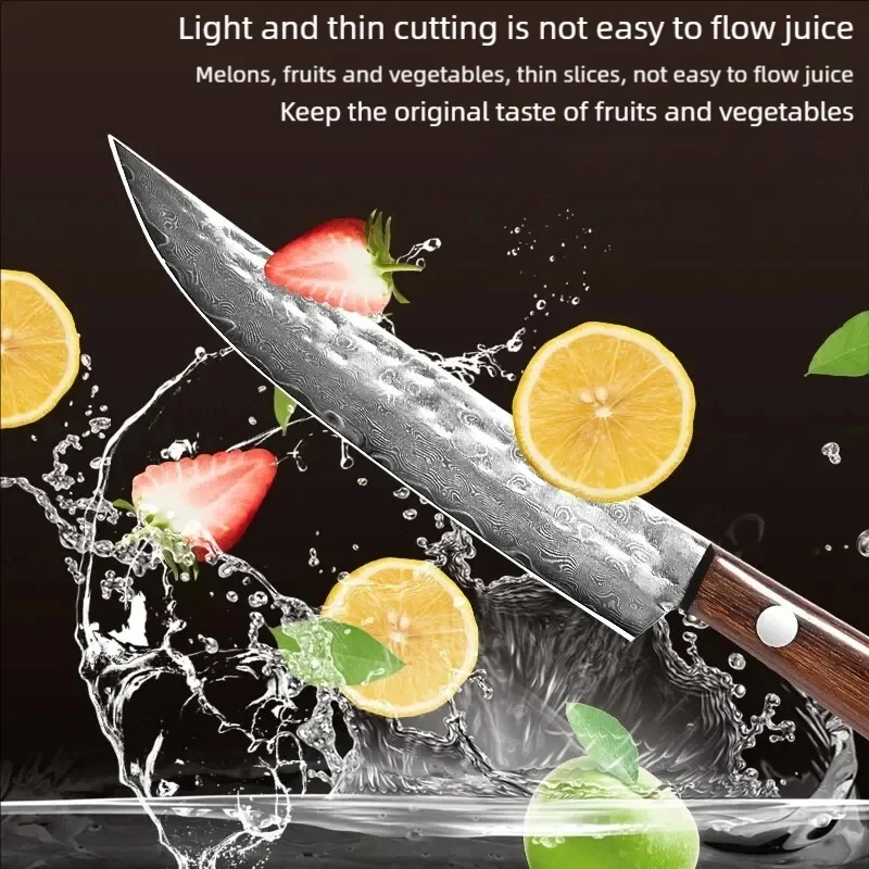سكين فاكهة دمشق مستورد لقطع اللحوم والعظام سكين خاص لقطع البطيخ وتقشير الفاكهة سكين صغير #3