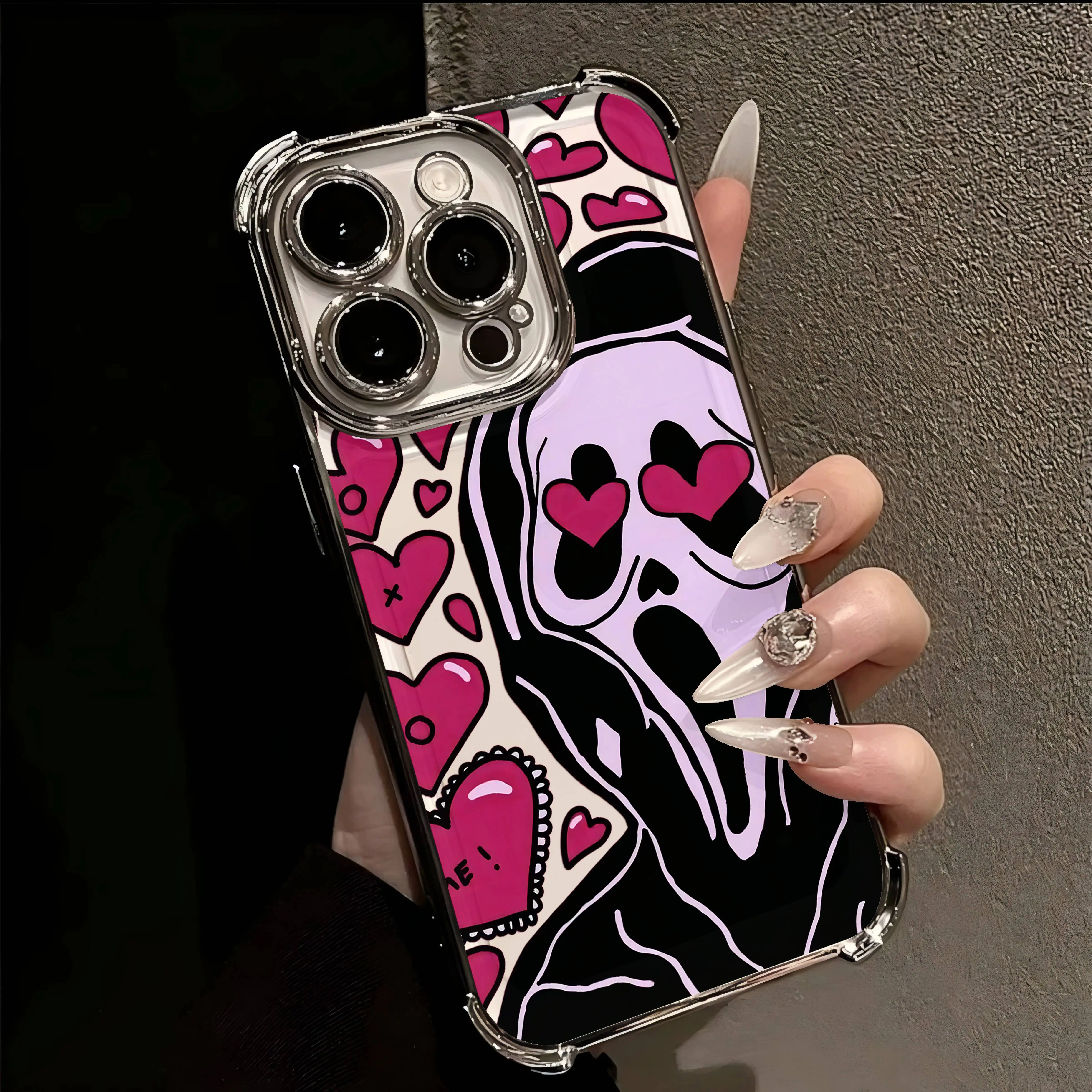 حافظة لهاتف آيفون 16 15 14 13 12 11 Pro Max X XR XSMax 7 8 6 Plus غطاء خلفي مضاد للسقوط #6