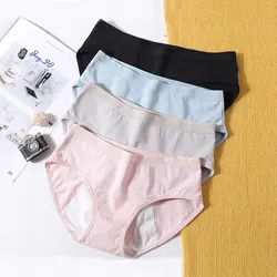 5Pcs Leak Proof Menstrual Panties Physiological Underwear Women Cotton Panties Lingerie Breathable Female Girl Briefs