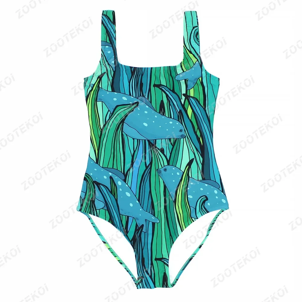 Batoko New Swimwear Women Simple Print Support Swimsuit Comfortable And Durable Swimwear For Ocean Winter Summer Swimming