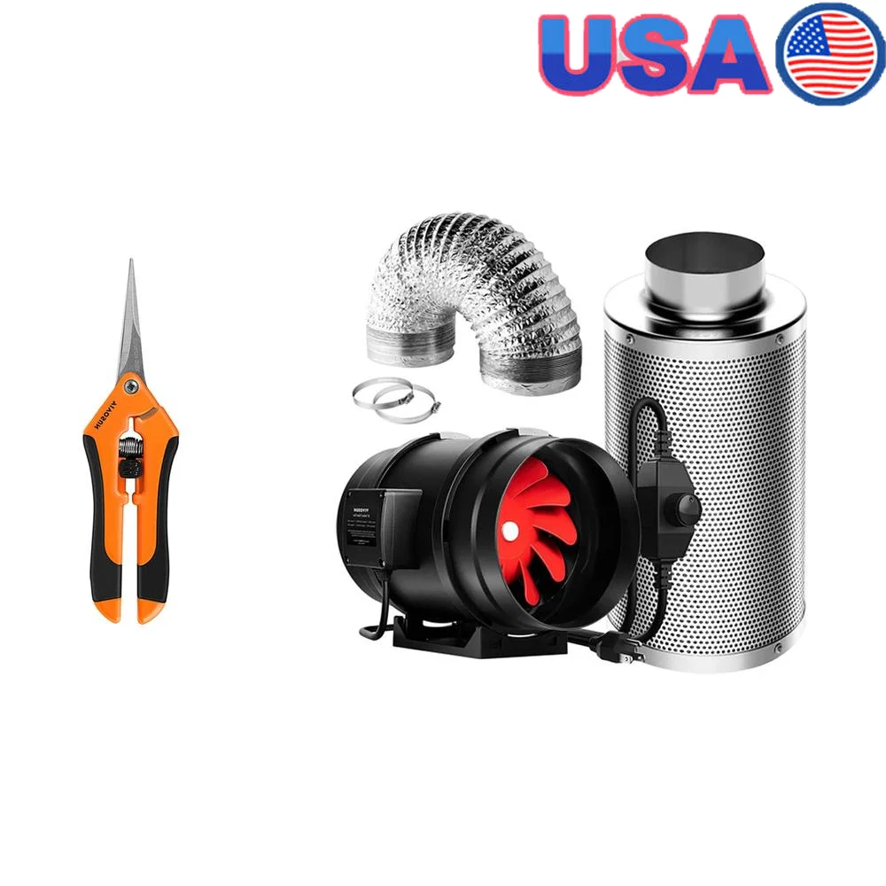 

Садовые ножницы, секаторы, лезвия из нержавеющей стали, система вентиляции, палатка для выращивания, 6,5-дюймовый ручной секатор с контролем запаха и