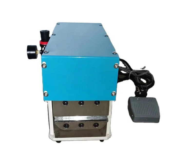 

Pneumatic Leather Press Edge Machine Leather Wallet Bag Making Machine