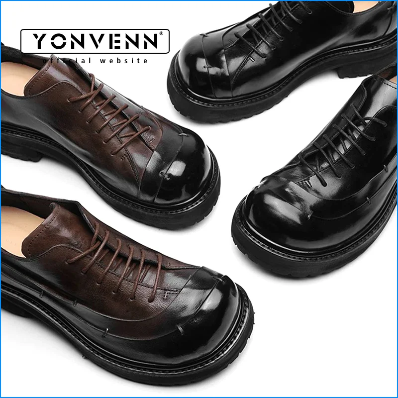 Original design horse leather derby business formal leather shoes for men retro and high-end commuting work Oxford shoes