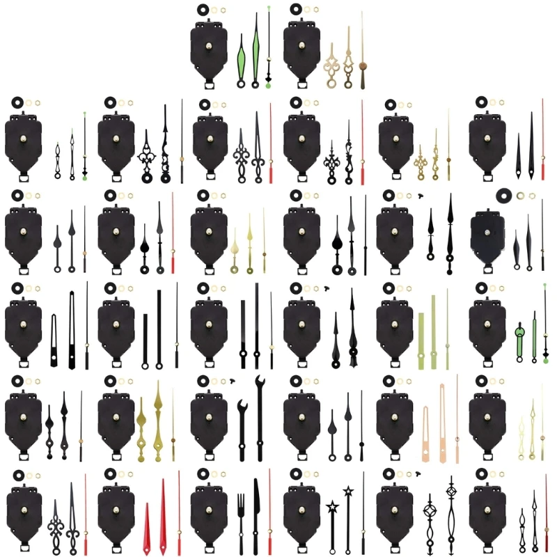 DIY Clock Supply Clock Movement Set for Creating Unique Wall Clocks Repair Part