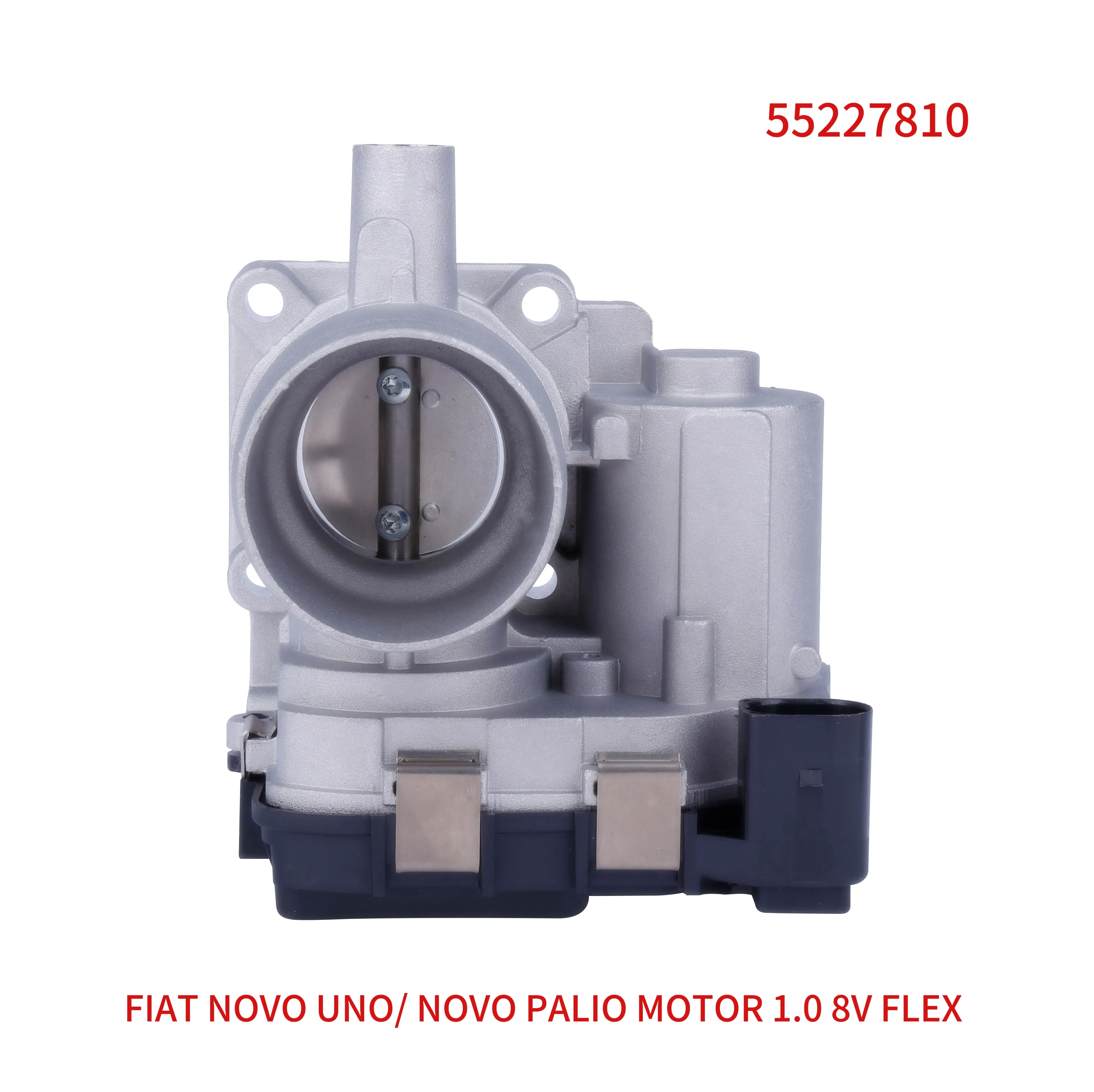 

Popular car models in Brazil Electronic Throttle Body 55227810 for Fiat NOVO UNO/NOVO PALIO 1.0 8V FLEX Motor Fitment Auto Part