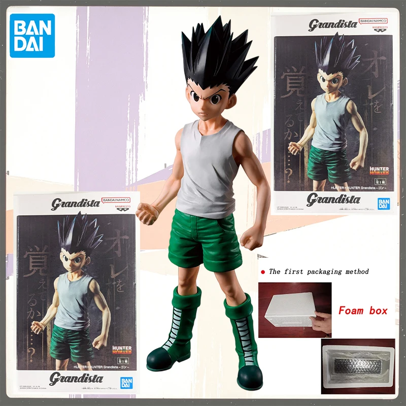 В наличии: Оригинальная фигурка Banpresto Hunter x Hunter Grandista Гон Фрикс, модель аниме-персонажа, игрушка, подарок