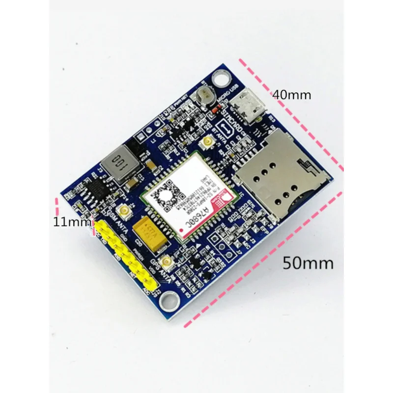 

Макетная плата A7680CModule CAT1 4G IOT, сделано в Китае, SIMCOM, малый размер, широкое напряжение