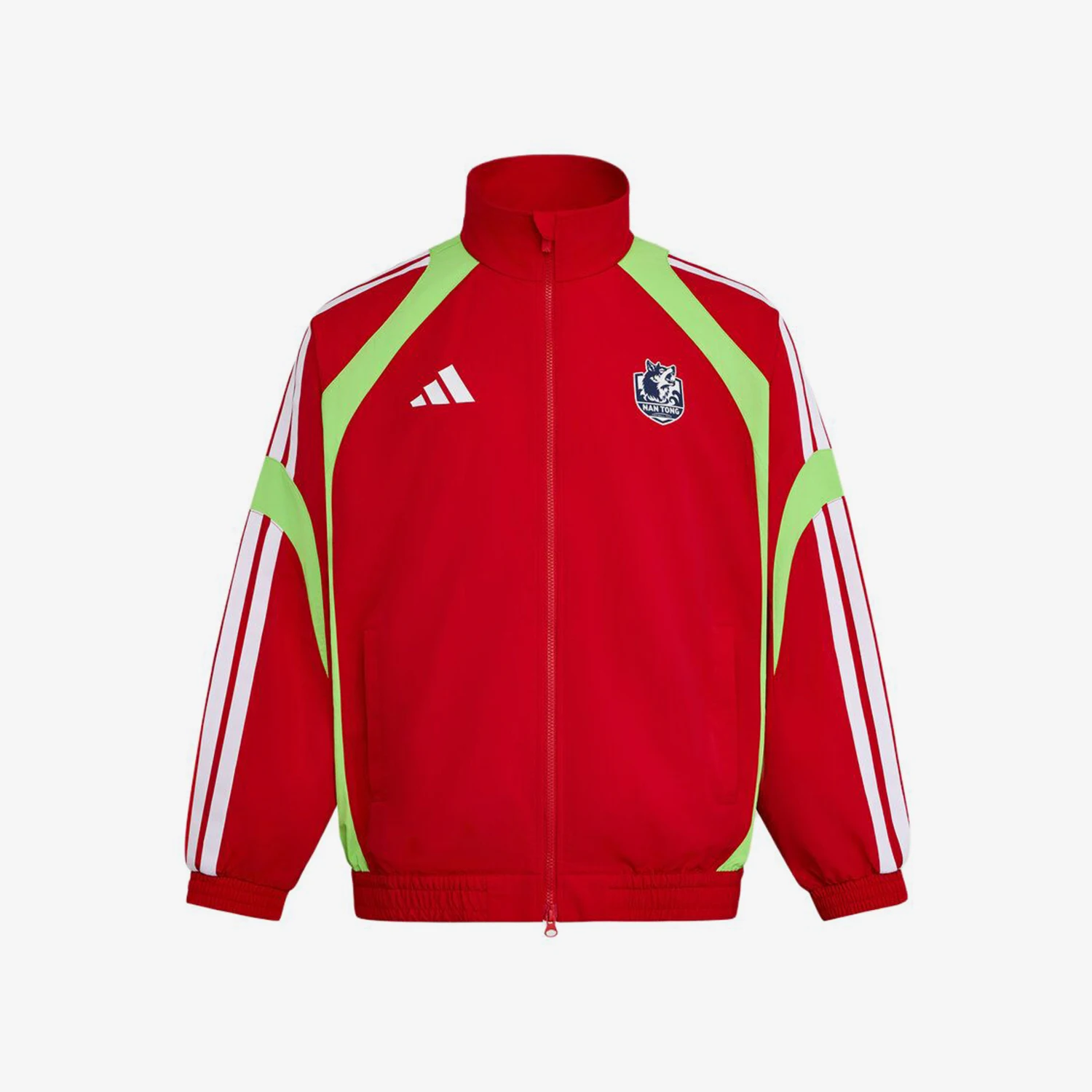 Adidas genuine unisex loose stand up collar zipper debut jacket LG1974