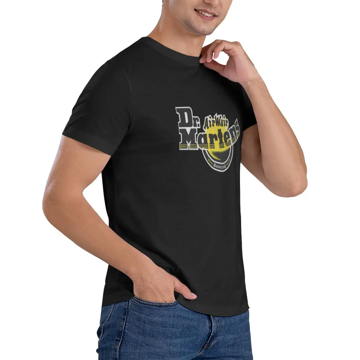 Divertente Dr Marten Essential t-shirt da uomo stampata top sono t-shirt da donna larghe e slim fit