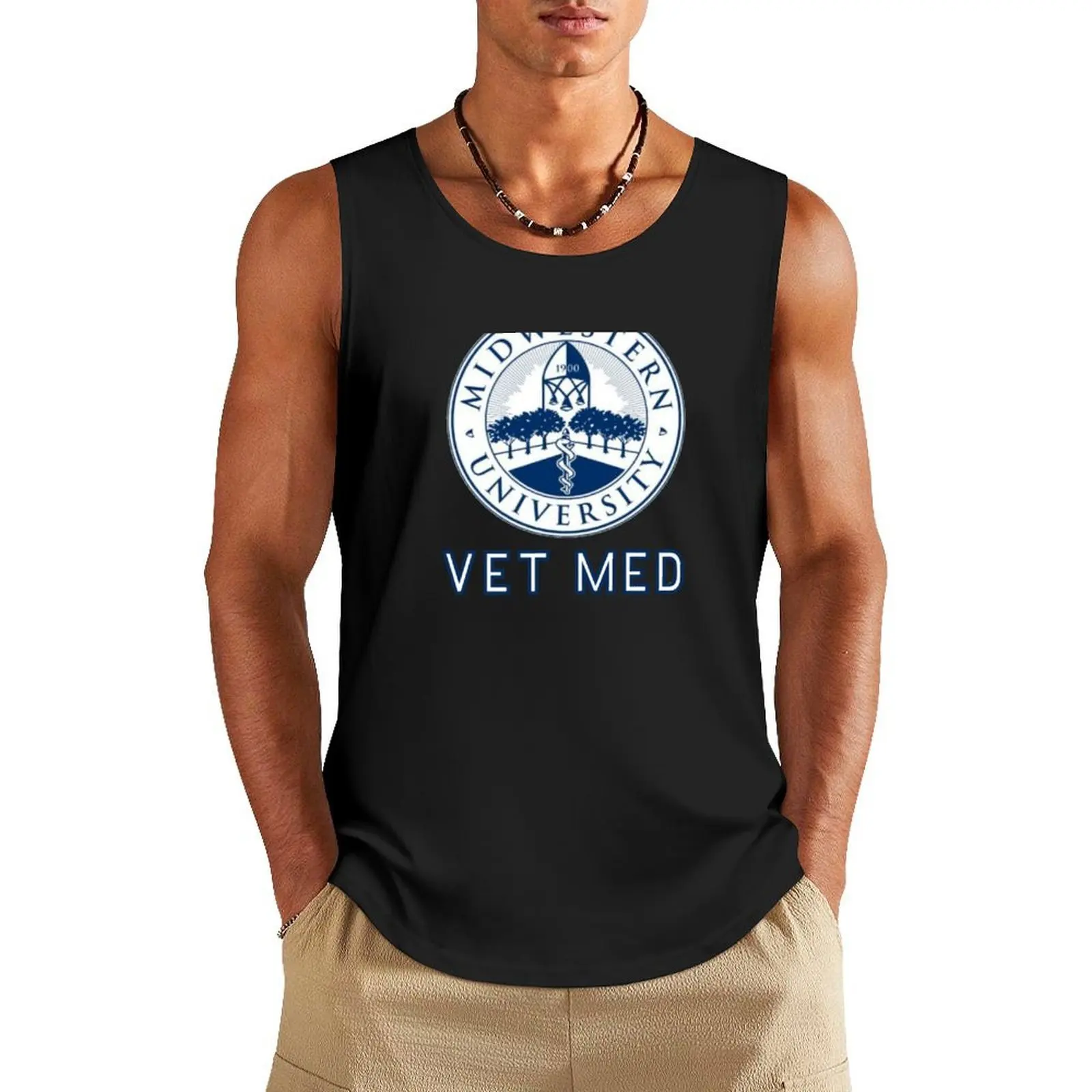 

Midwestern Vet Med Tank Top Male vest best selling products Men's clothing brands gym top
