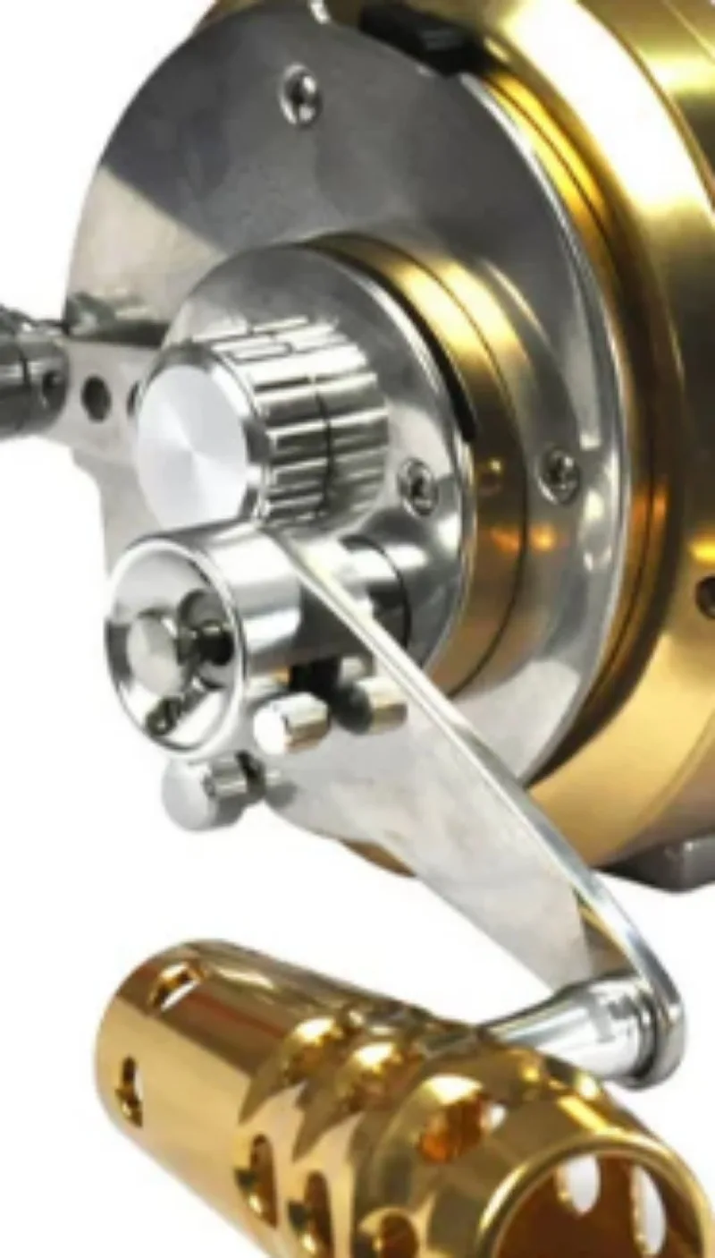 2 Speed Heavy Duty 50w 80w Full Metal shark Tuna Fishing Reels Deep Sea Ocean Boat Saltwater Big Game Trolling Reel