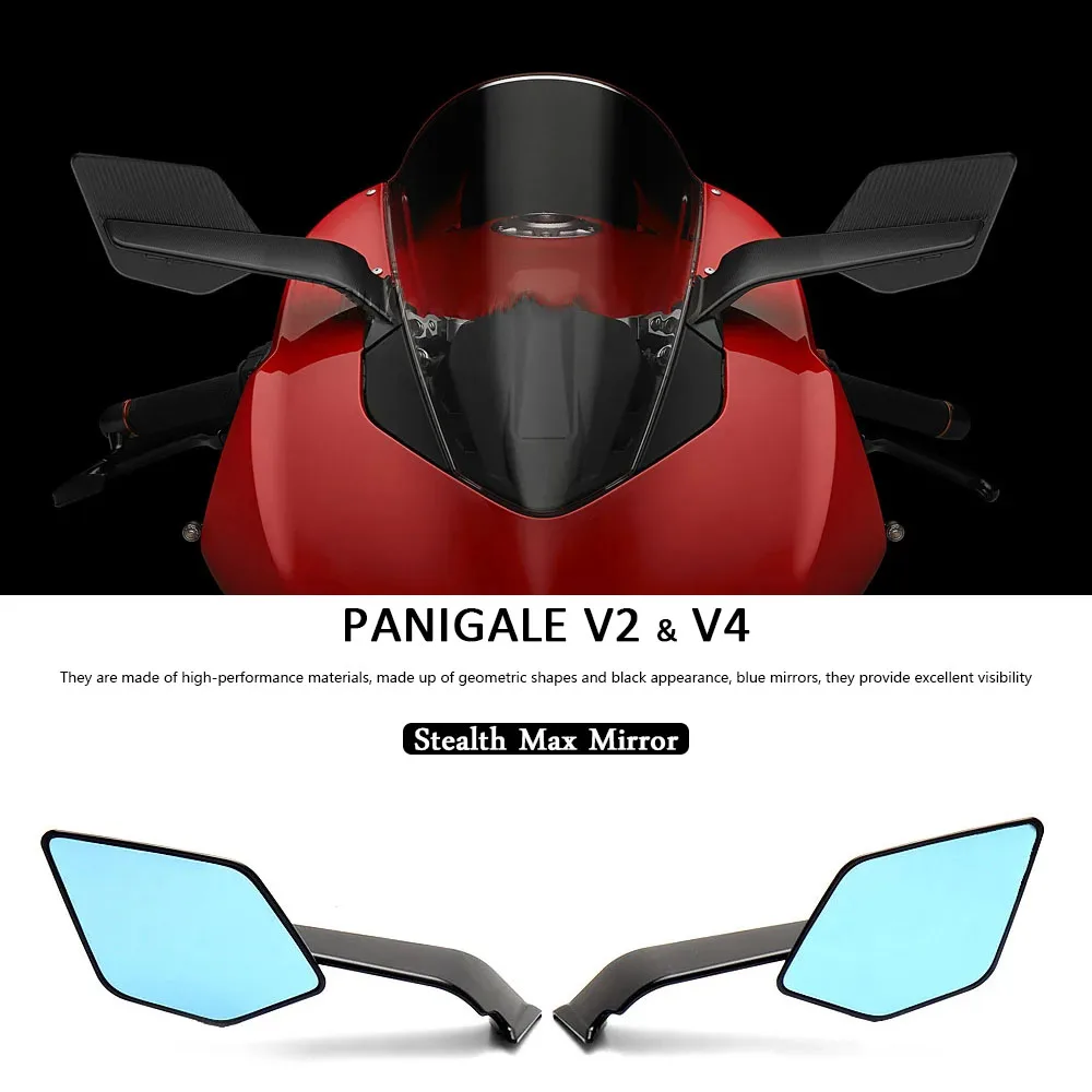 

Для Ducati Panigale V4 2018-2024 новые регулируемые Panigale V2 2020-2024 аксессуары для мотоциклов ветрокрыло боковые зеркала заднего вида