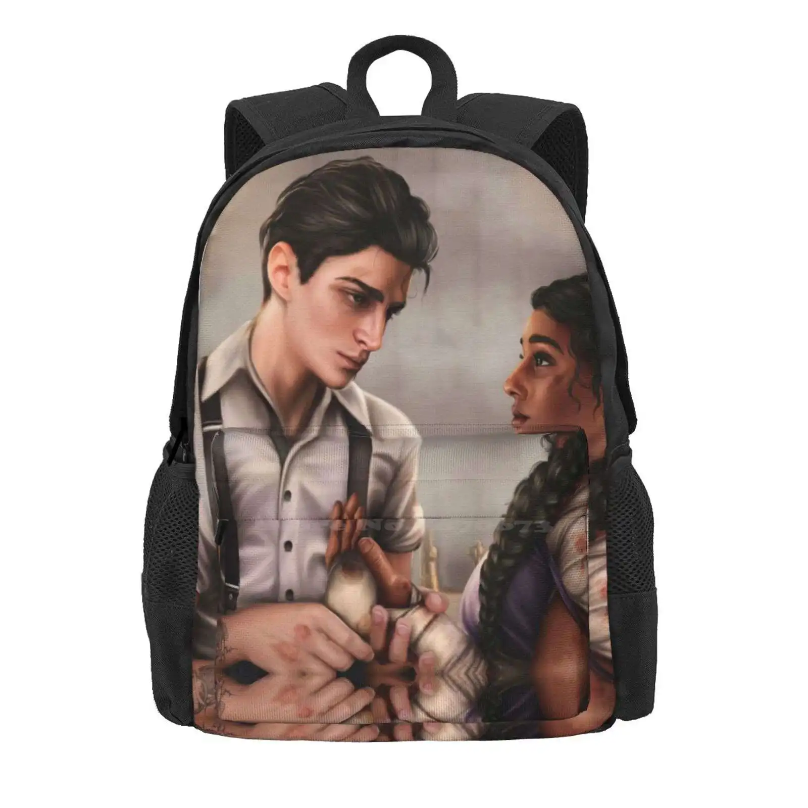 Kanej New Arrivals Unisex Bags Student Bag Backpack Kanej Kaz Brekker Inej Ghafa Six Of Crows Crooked Kingdom Leigh Bardugo