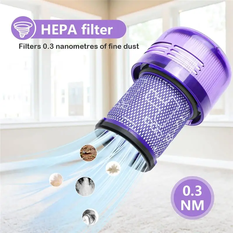 

Сменный HEPA-фильтр A24I, совместимый с аксессуарами для пылесоса V12, замена детали No. 971517-01