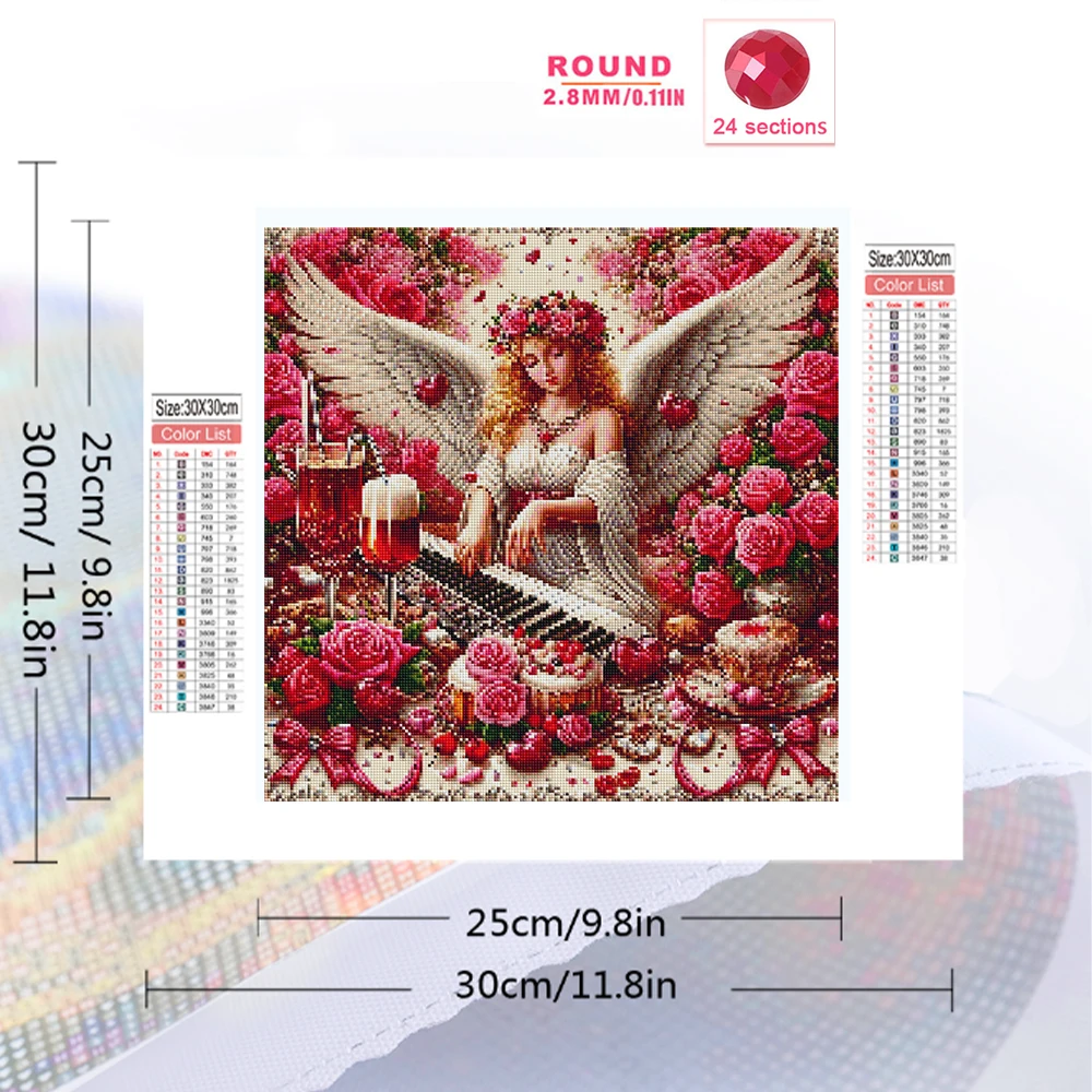 Momoart Diamond Mosaic Girl Po - огляд і ціна Resin Art For Rose