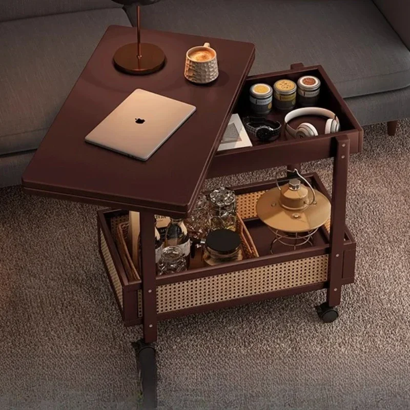 Office Folding Coffee Tables Small Portable Mobile Books Coffee Tables Natural Flexible Aesthetic Mesa Auxiliar Salon Furniture