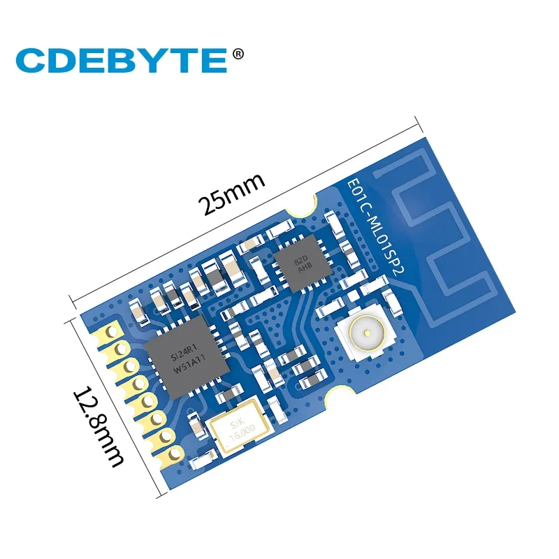 Si24R1 Rf Module 2.4GHz Transceiver Wireless 20dBm E01C-ML01SP2 SMD SPI Compatible nRF24L01P Wireless Transmitter and Receiver