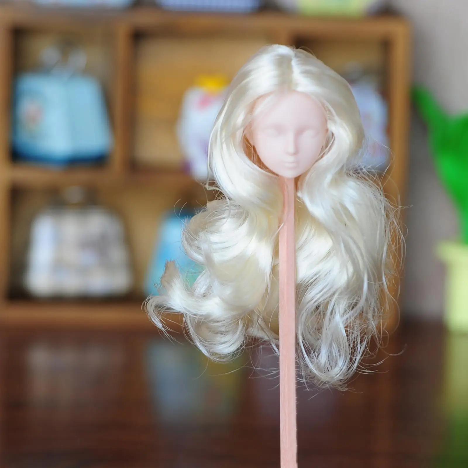 

1/6 Girl Head Sculpt Ball Jointed Doll Head for 30cm Decor Gifts