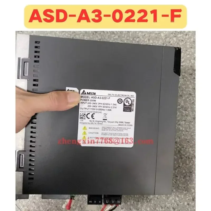 Used Servo Drive ASD-A3-0221-F ASD A3 0221 F Normal Function Tested OK
