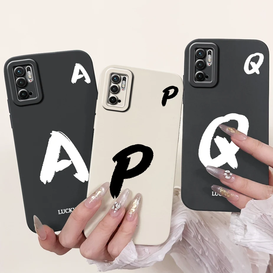

For Xiaomi Redmi Note 10 5G Case Fashion Lucky Letters Cover Soft Silicone Phone Case For Xiaomi Redmi Note 10T Note10 T 5G Bags