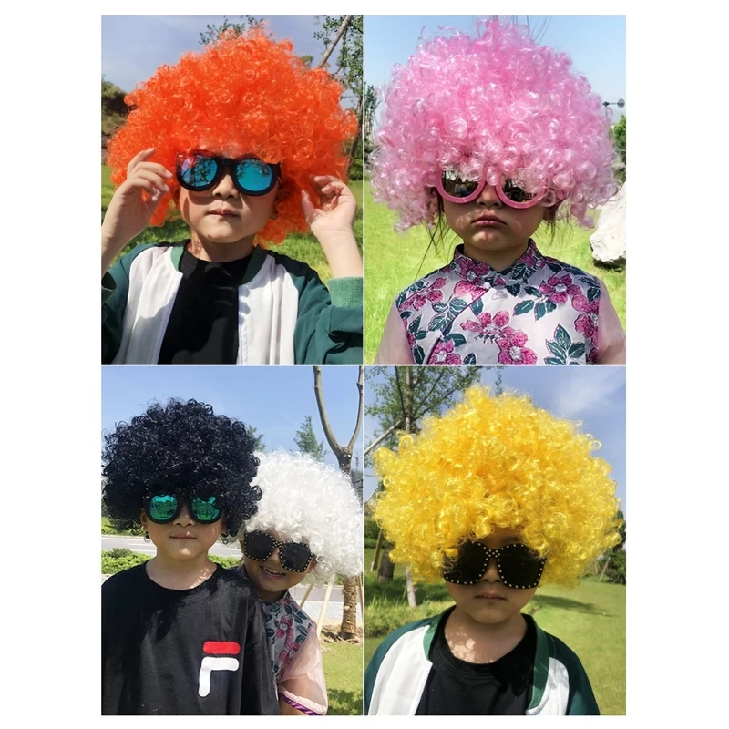 peruca-explosiva-para-criancas-acessorio-de-fantasia-de-palhaco-peruca-para-apresentacoes-peruca-para-jardim-de-infancia-peruca-de-palhaco-pequeno