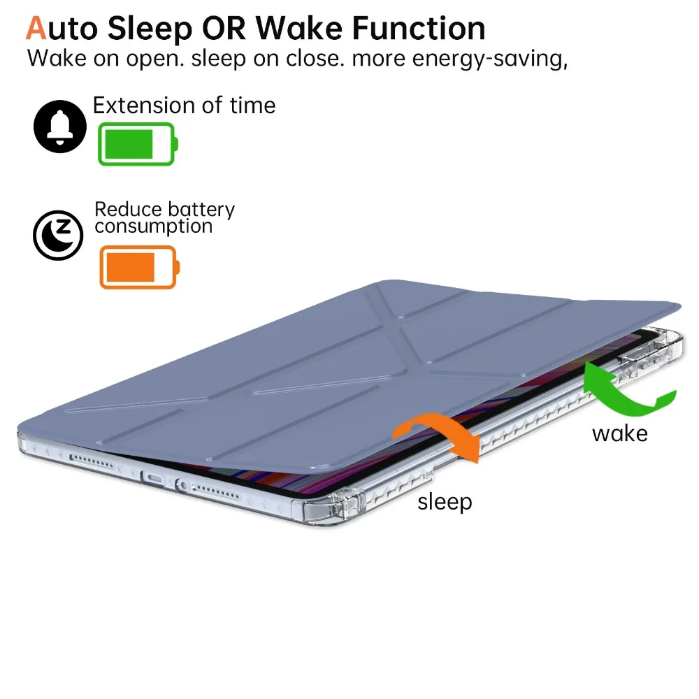 Etui Redmi Pad Pro Case 12,1 cala 2024 Tri-Folding Flip Stand Case dla Redmi Pad Pro Poco Pad 12 1 2024 z automatyczną osłoną uśpienia — zdjęcie produktu 2