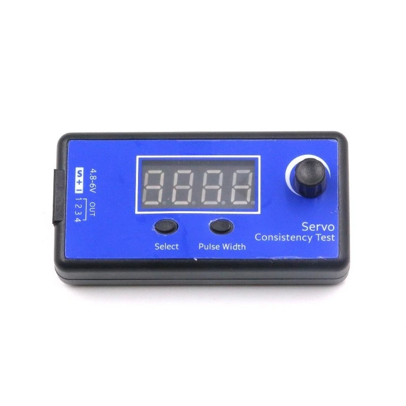 Digital Servo Tester, Multi-function PWM Pulse Width Tester for MCU, Brushed & Brushless Motor ESC Consistency Test