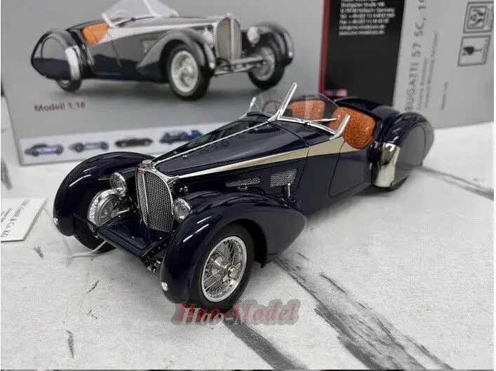 

CMC 1:18 для Bugatti 57SC Corsica, автомобиль из металлического сплава, литая под давлением модель, имитация игрушек, подарки на день рождения для мальчиков, хобби, демонстрационные украшения