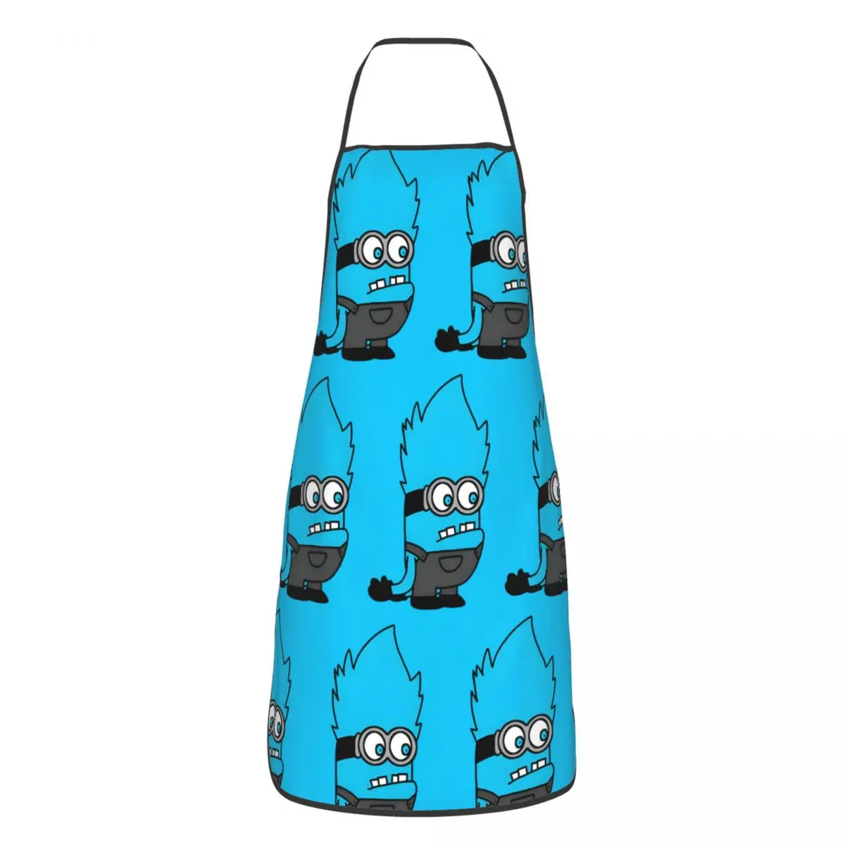 Unisex Fashion Blue Apron Adult Women Men Chef Tablier Kitchen Chef Cooking Baking Bib Despicable Me Painting