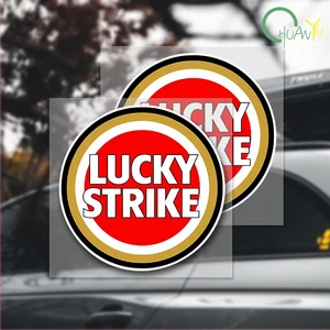 Creative Lucky Strike Car Vinyl -Aufkleber, Autofahrermotorrad, Kofferraum, Laptop, Aufkleberfenster, hochwertige Autodekoration 10 Hauptverkauf PCX -Aufkleber - №8