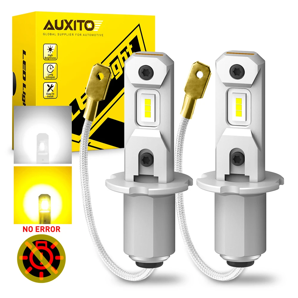 

Автомобильная противотуманная фара AUXITO, задняя фара автомобиля, без ошибок, для Skoda Superb 2, Opel Astra H, Honda Civic Accord, Subaru, 2 шт., H3