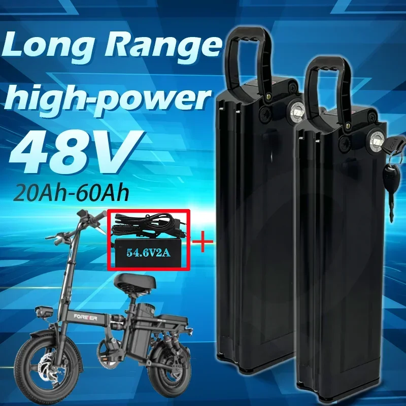 

High quality 48V 20ah 30ah 60ah lithium battery pack Silverfish battery 500w lithium-ion electric bicycle 36V48V18650 battery