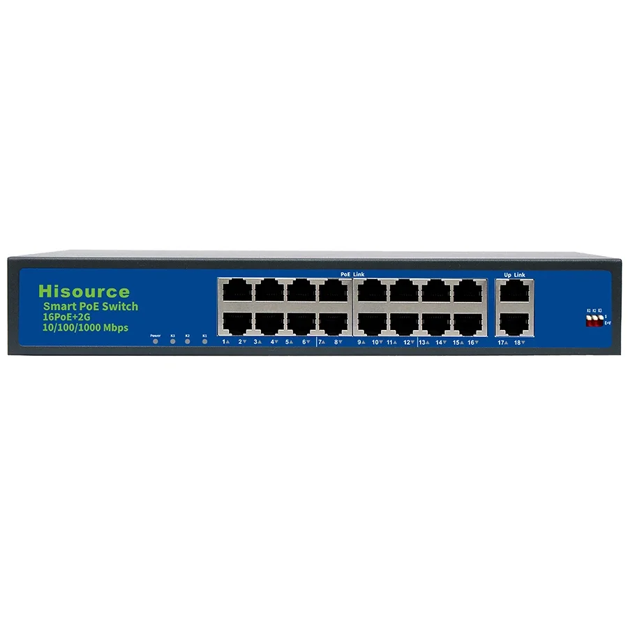 OEM ODM Gigabit Uplink 16 Port PoE Switch Ethernet networking Switch POE switch