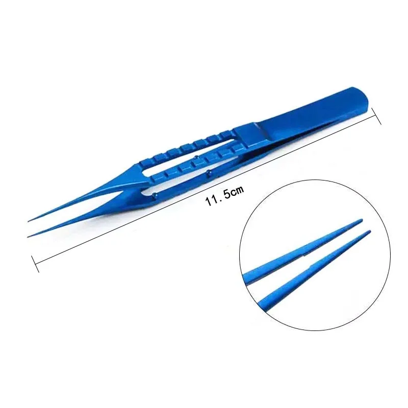 1pcs Fue Hair Transplant Forceps Hair Transplant Implanter Hair Transplant Tweezer Titanium