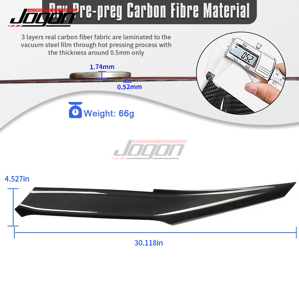 For BMW 2 3 4 Series LCI G42 G20 G22 2025 Carbon Fiber Car Interior Center Console Dashboard Panel Cover Trim Car Accessories