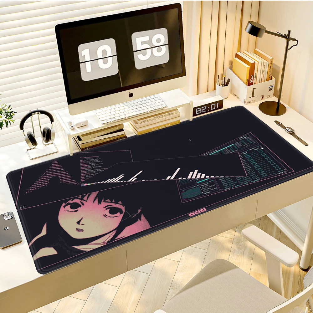 

Коврик для мыши 900x400 мм, серия L-Lain, нескользящий, утолщенный, большой, с прошитыми краями, для офиса, учебы и игр