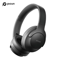 Picun ANC-05L Bluetooth Headphones Active Noise Cancelling ANC Hi-Res Wireless Headsets ENC HD Mic Low Latency Lightweight HIFI