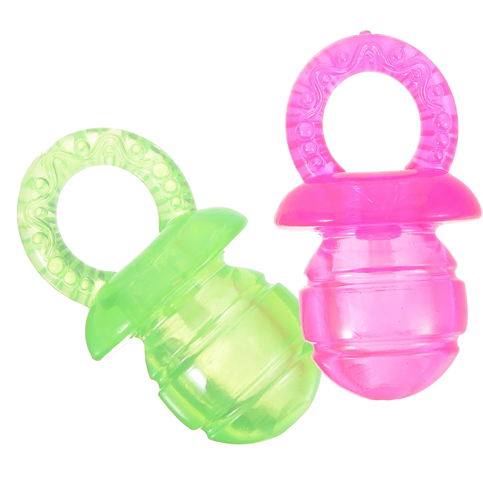 2 Pcs Dog Chew Toy Puppy Training Supplies Teether Funny Pet Toys For Dogs Pacifiers Teething