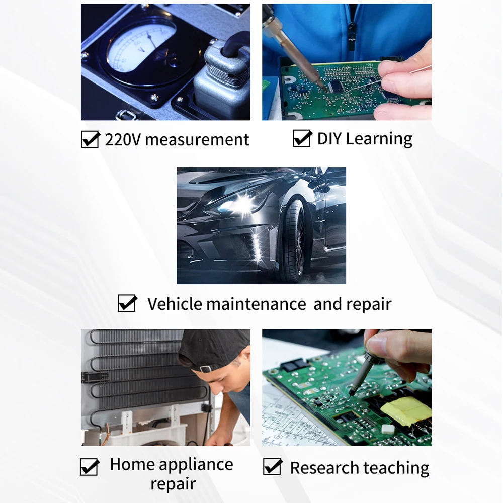 Handheld Oscilloscope 320*240 Resolution 2.4inch TFT Display 2.5MHz Sample Rate 500KHz Bandwidth Oscillometer