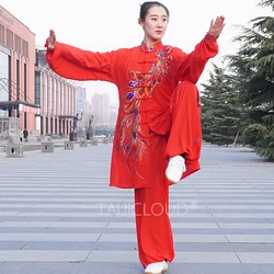 Tai Chi Uniforms for Men and Women, Custom-Made Long-Sleeved Performance and Competition Wear, Practice and Qi Gong Clothing