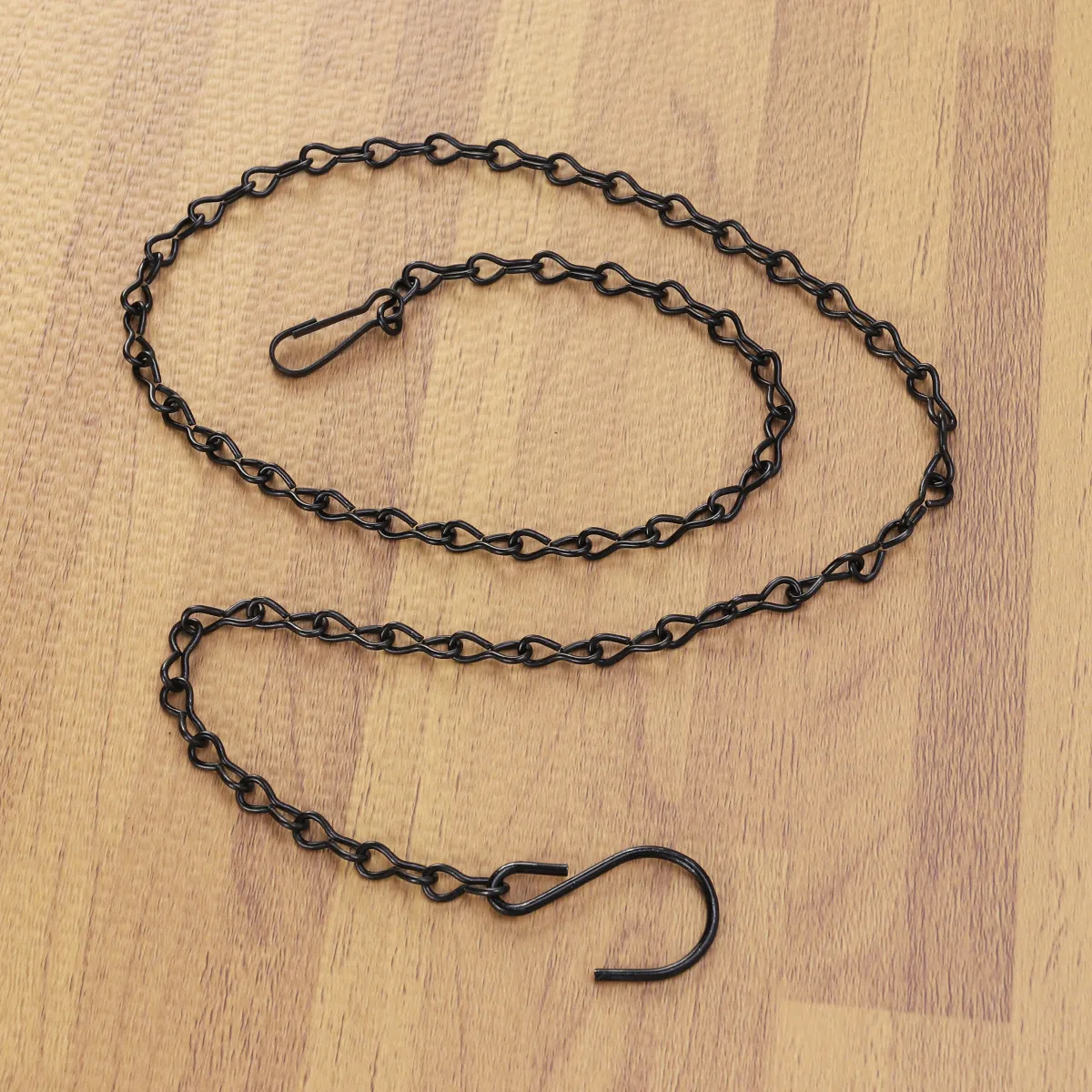 4Pcs 90Cm Hanging Chain for Bird Feeders Planters Lanterns Iron Weather Resistant Heavy Duty Adjustable Hook 35 Inch Chain