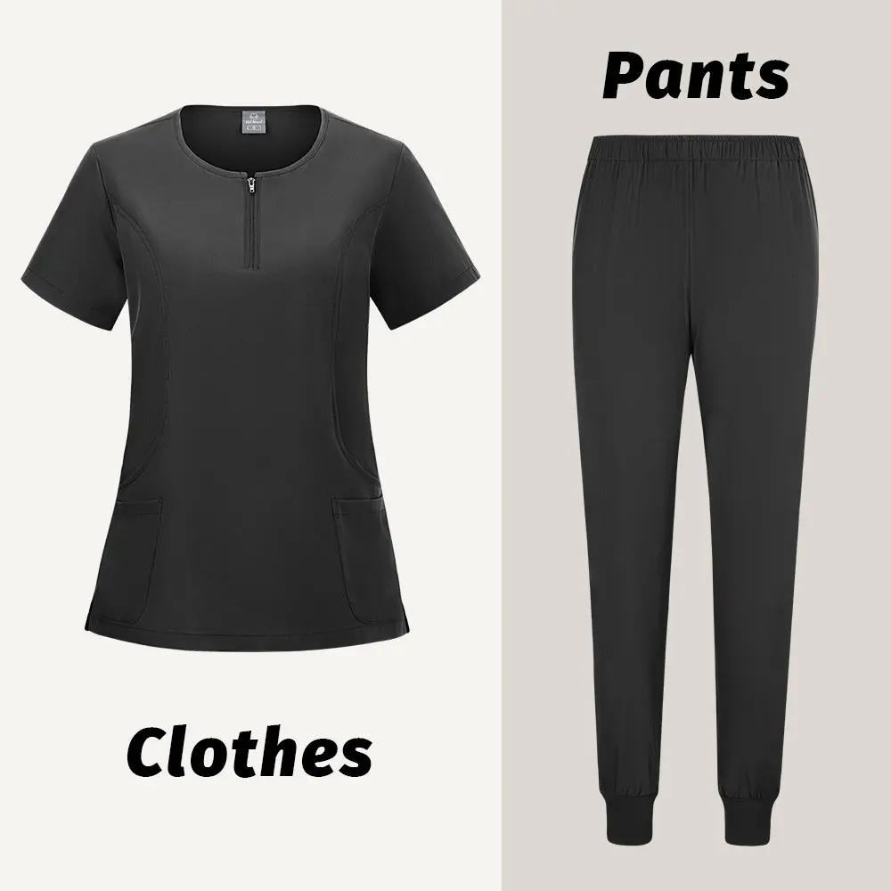 Ensembles de médecin et d'infirmière de clinique dentaire d'hôpital de grande taille, uniformes d'hôpital, Costume de chirurgien médical, vêtements de soins infirmiers pédiatriques, Costume de travail