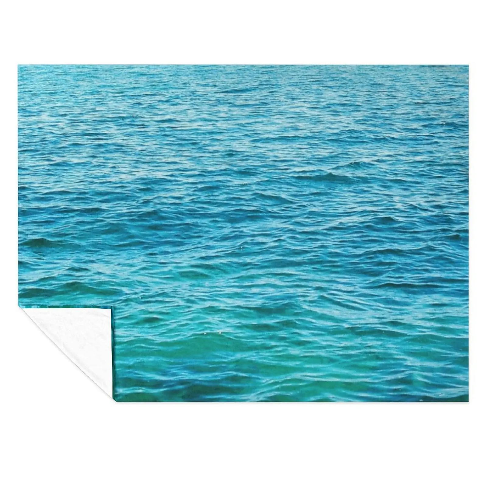 

Turquoise Ocean Throw Blanket Soft Plaid Blankets For Sofas Hairys Retros Blankets